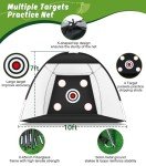 MUVPOH Golf Practice Net with Target Mat