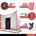 ZEALFEEL 10x7ft Golf Practice Net and Accessories