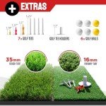 ZEALFEEL 10x7ft Golf Practice Net and Accessories