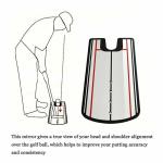 Golf Putting Alignment Mirror Training Aid