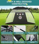 10x7FT Golf Practice Net with Tri-Turf Mat