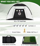 Portable Golf Hitting Net for Backyard Practice