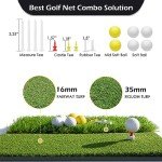 Bearwill 10x7ft Golf Practice Net & Mat Set