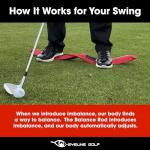 EyeLine Golf Balance Rod for Better Swing Practice