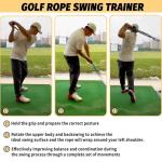 Golf Swing Trainer Rope for Strength and Warm-Up
