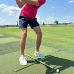 EyeLine Golf T Swing Training Aid with Alignment Sticks