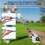 Golf Swing Trainer Set with Click Stick and Band