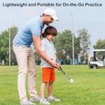 Golf Swing Trainer Set with Click Stick and Band