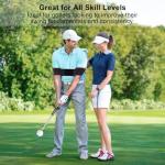 Golf Swing Trainer Set with Click Stick and Band