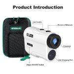REVASRI Slope Golf Rangefinder with Pin Lock