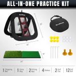 DURARANGE Pop-up Golf Net Training Kit