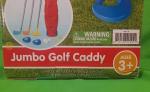 Jumbo Golf Caddy Set with Clubs and Balls