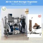 Extra Large Golf Bag Organizer for Clubs and Gear
