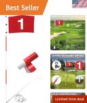 6ft Portable Golf Flagstick for Backyard Practice