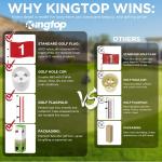 6ft Portable Golf Flagstick for Backyard Practice