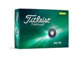 Titleist AVX Yellow Golf Balls - Dozen Pack