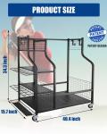 Extra Large Golf Storage Rack for 2 Bags