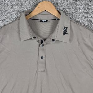 PXG Men's Tan Short Sleeve Golf Polo XL