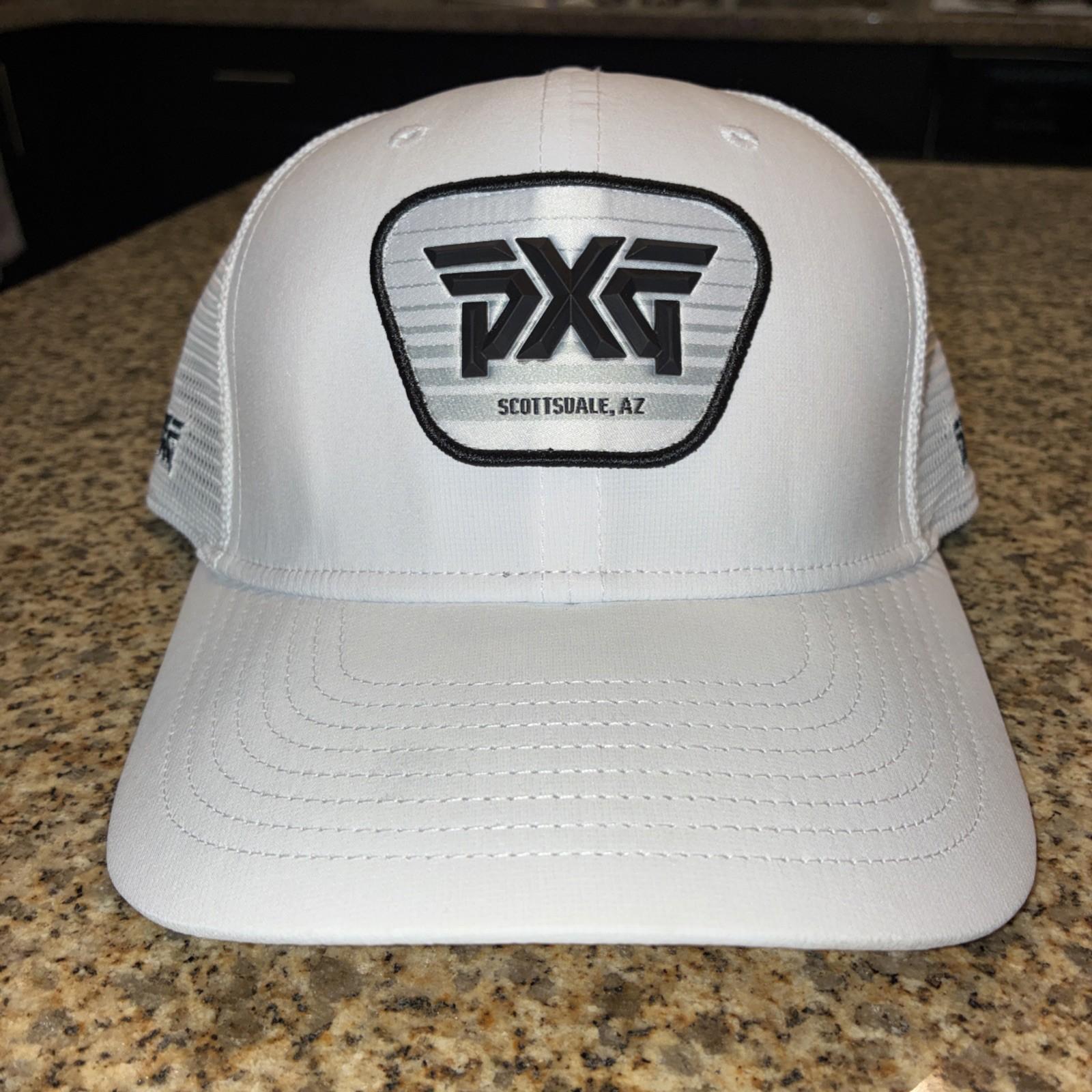 PXG White Snapback Golf Logo Cap