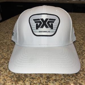 PXG White Snapback Golf Logo Cap