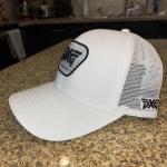 PXG White Snapback Golf Logo Cap