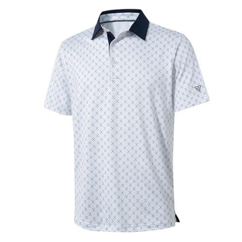 Men's Moisture-Wicking Performance Golf Polo Shirt