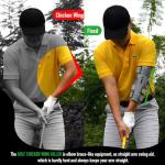 Straight Arm Golf Swing Trainer Elbow Brace