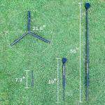 Golf Swing Monopod Tripod Selfie Stick Phone Holder