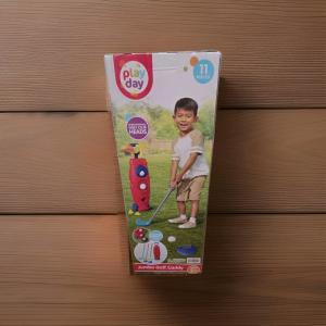 Jumbo Golf Caddy Set with Clubs and Balls