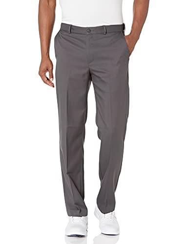 PGA TOUR Men's Expandable Waist Golf Pants, Asphalt