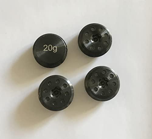 4 Piece Golf Weight Screw Fit for PXG GEN2 Brando,Mini Gunboat Putter, Gen 4 0811X X+ Prototype Driver (4 Piece 20g, Black)