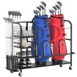 Golf Bag Storage, Big Capacity Golf Bag Organizer for Golf Bag and Equipment ...