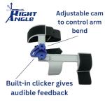 The Right Angle – Golf Swing Trainer Aid for Backswing & Arm Position – Right Arm Elbow Brace to Improve Swing Plane, Tempo, Power & Accuracy – Golf Training Aid for Men & Women