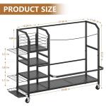 Golf Bag Storage, Big Capacity Golf Bag Organizer for Golf Bag and Equipment ...