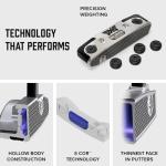 PXG Battle Ready II Putter - Brandon - Right Hand - Plumbers Neck - 34 in. Shaft