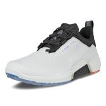 ECCO Men's Waterproof Golf Shoe - White/Black