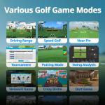 PHIGOLF Interactive Home Golf Simulator with Motion Sensor