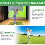 Cusprtm Golf Rope Swing Trainer for All Levels