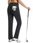 Baleaf Women's Fleece Lined Golf Pants - Black
