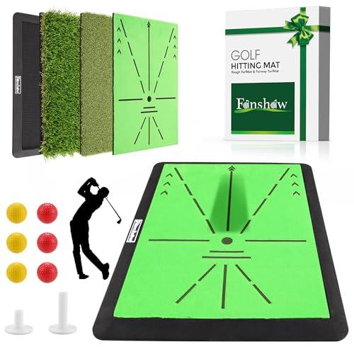 Portable Golf Hitting Mat with Multi-Surface Design