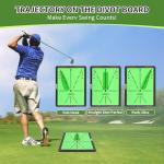 Portable Golf Hitting Mat with Multi-Surface Design