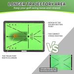 Portable Golf Hitting Mat with Multi-Surface Design