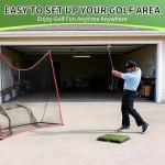 Portable Golf Hitting Mat with Multi-Surface Design