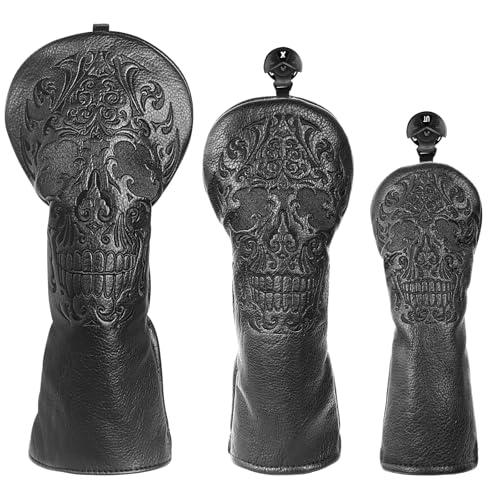 Skull Skeleton Golf Club Headcover for Drivers