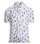 Alex Vando Men's Moisture-Wicking Hawaiian Golf Shirt