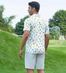 Alex Vando Men's Moisture-Wicking Hawaiian Golf Shirt