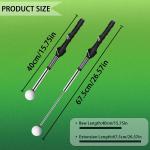 Retractable Golf Swing Trainer and Grip Aid