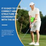 OIKALUXE Connector Swing Golf Training Aid Set