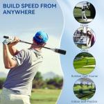 MIKOSI Golf Swing Trainer with Adjustable Speed Control