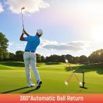 360° Automatic Golf Swing Trainer with Ball Return